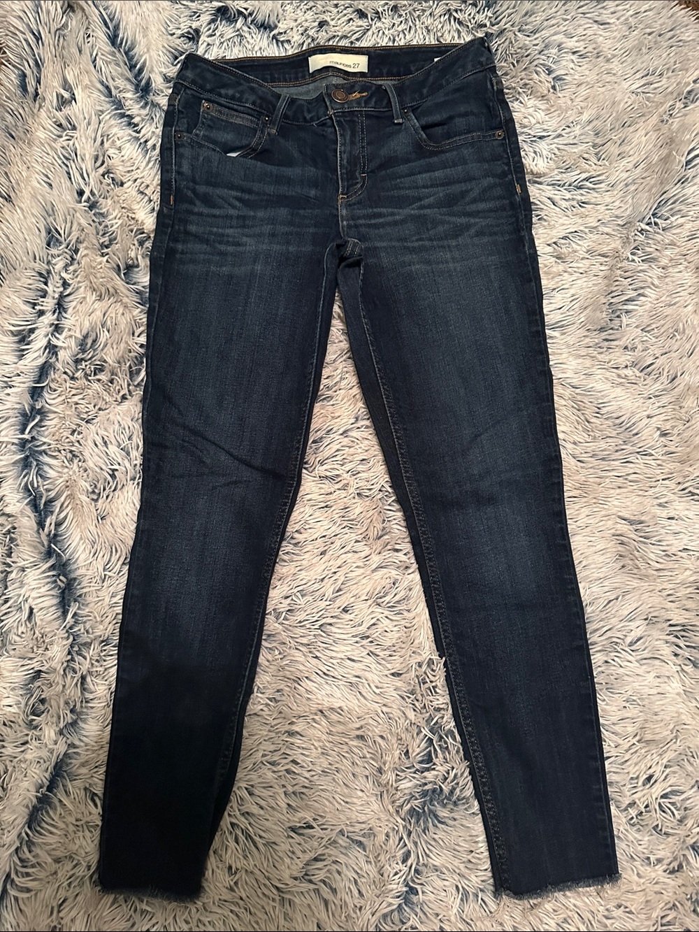 Maurices Dark Indigo Skinny Jeans